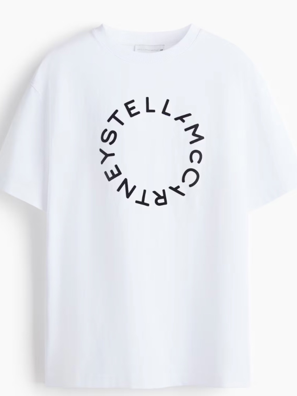 STELLA MCCARTNEY H&M OVERSIZED PRINTED LOGO T-SHIRT